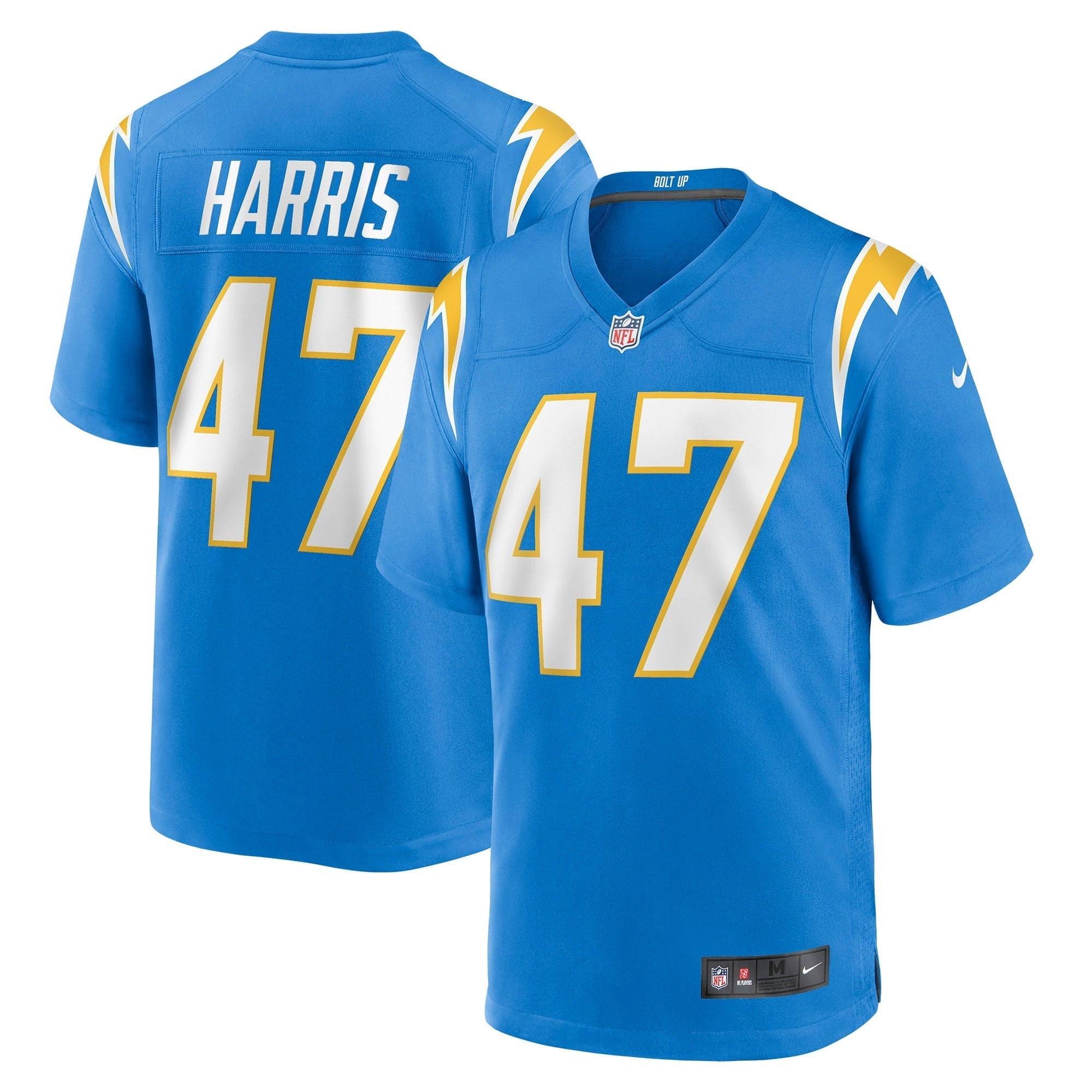 Men s Nike Josh Harris Powder Blue Los Angeles Chargers Game Jersey