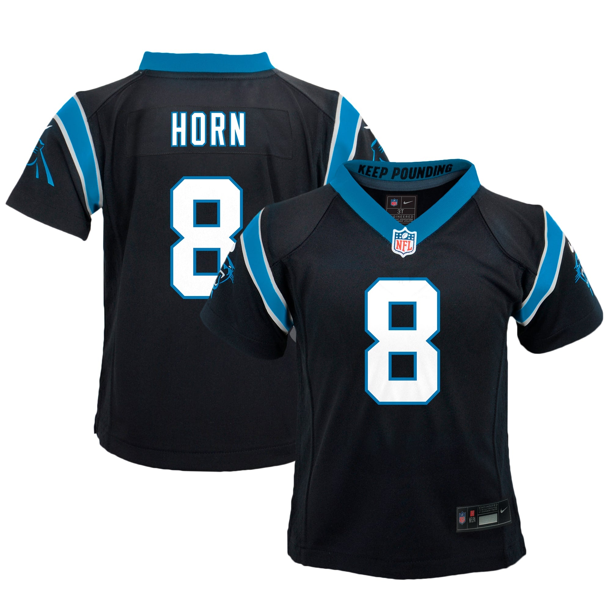 Jaycee Horn Carolina Panthers Nike Preschool Game Jersey   Black
