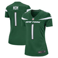 Number 1 Mom New York Jets Nike Women s Game Jersey   Gotham Green