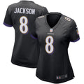 Women s Nike Lamar Jackson Black Baltimore Ravens Game Jersey