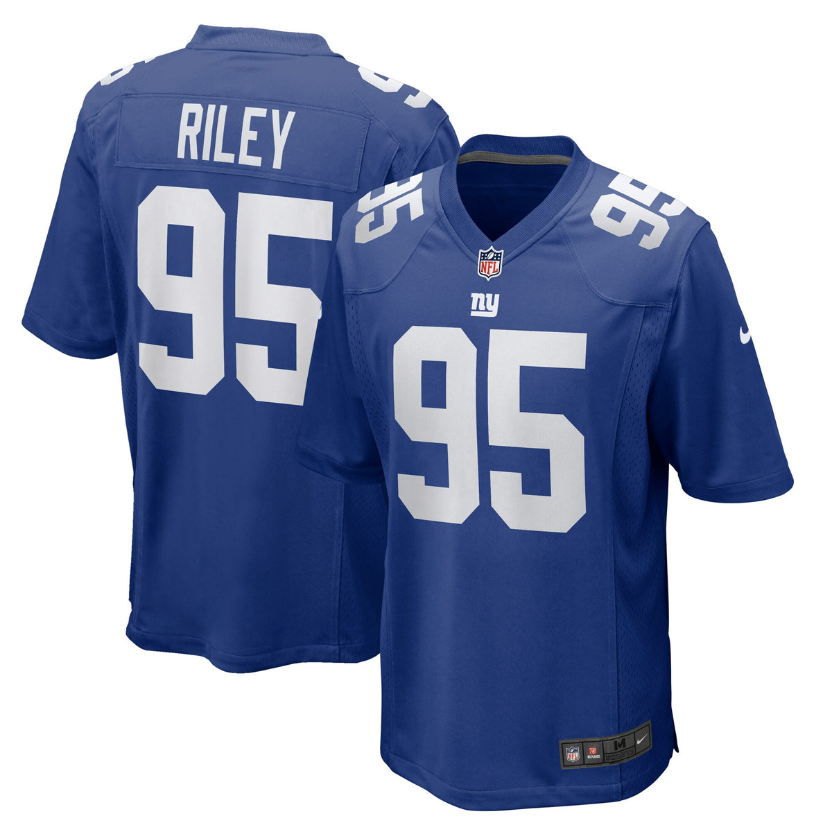 Jordon Riley New York Giants Nike Team Game Jersey Royal