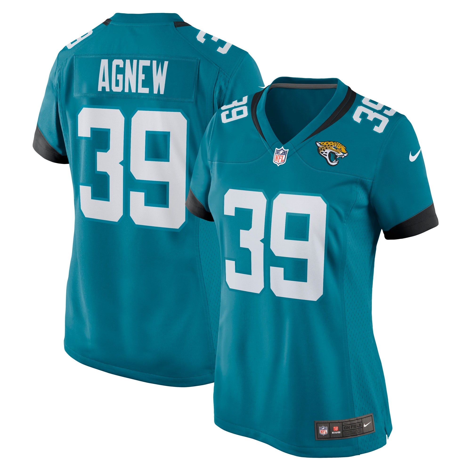 Jamal Agnew Jacksonville Jaguars Nike Women s Game Jersey   Teal