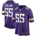 Jack Del Rio Minnesota Vikings Nike Game Retired Player Jersey   Purple