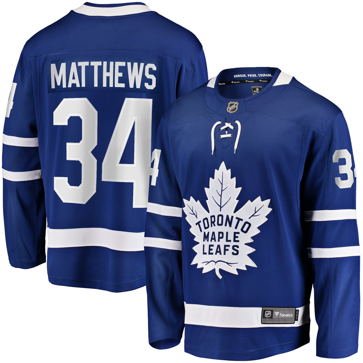 Men's Fanatics Branded Auston Matthews Royal Toronto Maple Leafs Breakaway Player Jersey