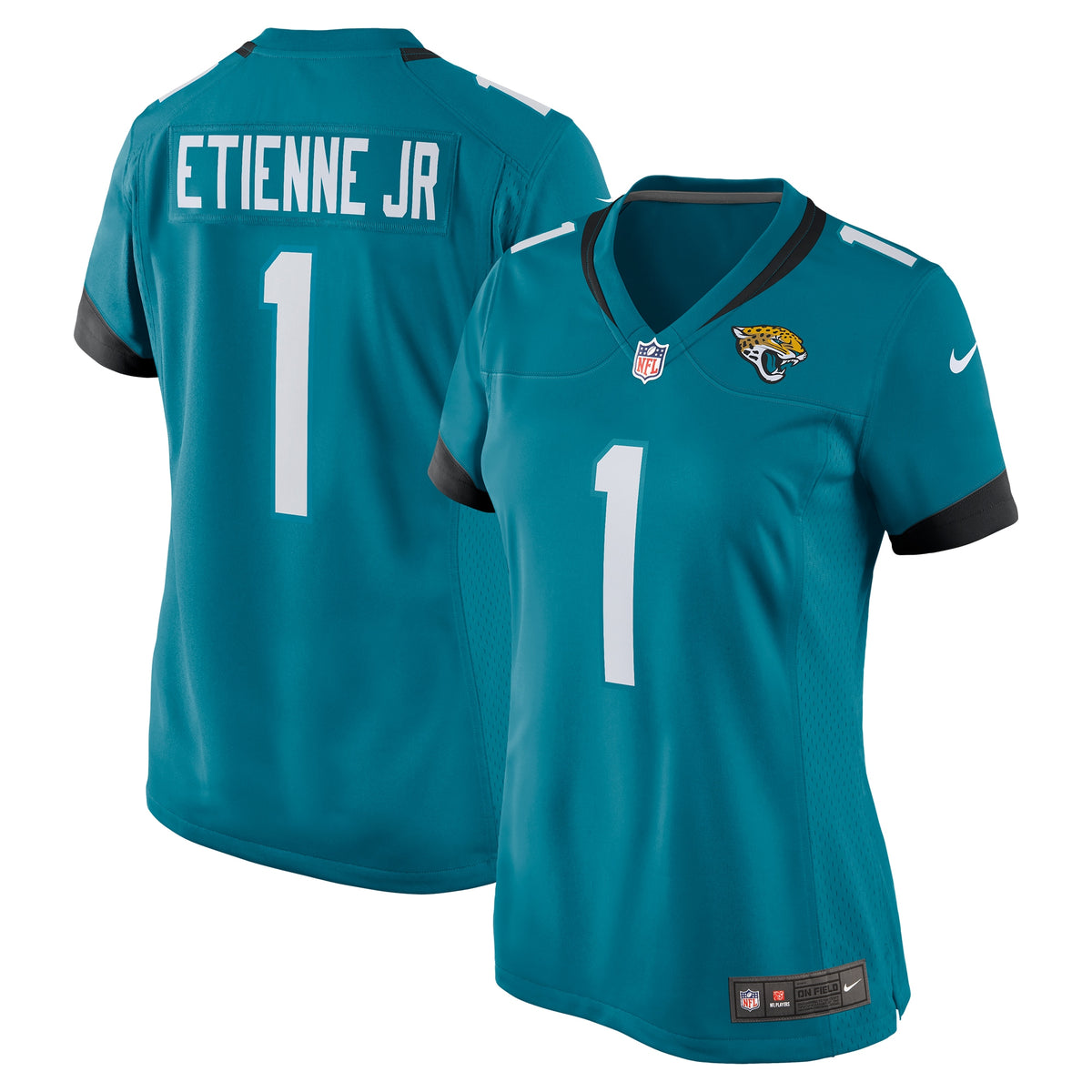 Travis Etienne Jacksonville Jaguars Nike Women s Game Jersey   Teal