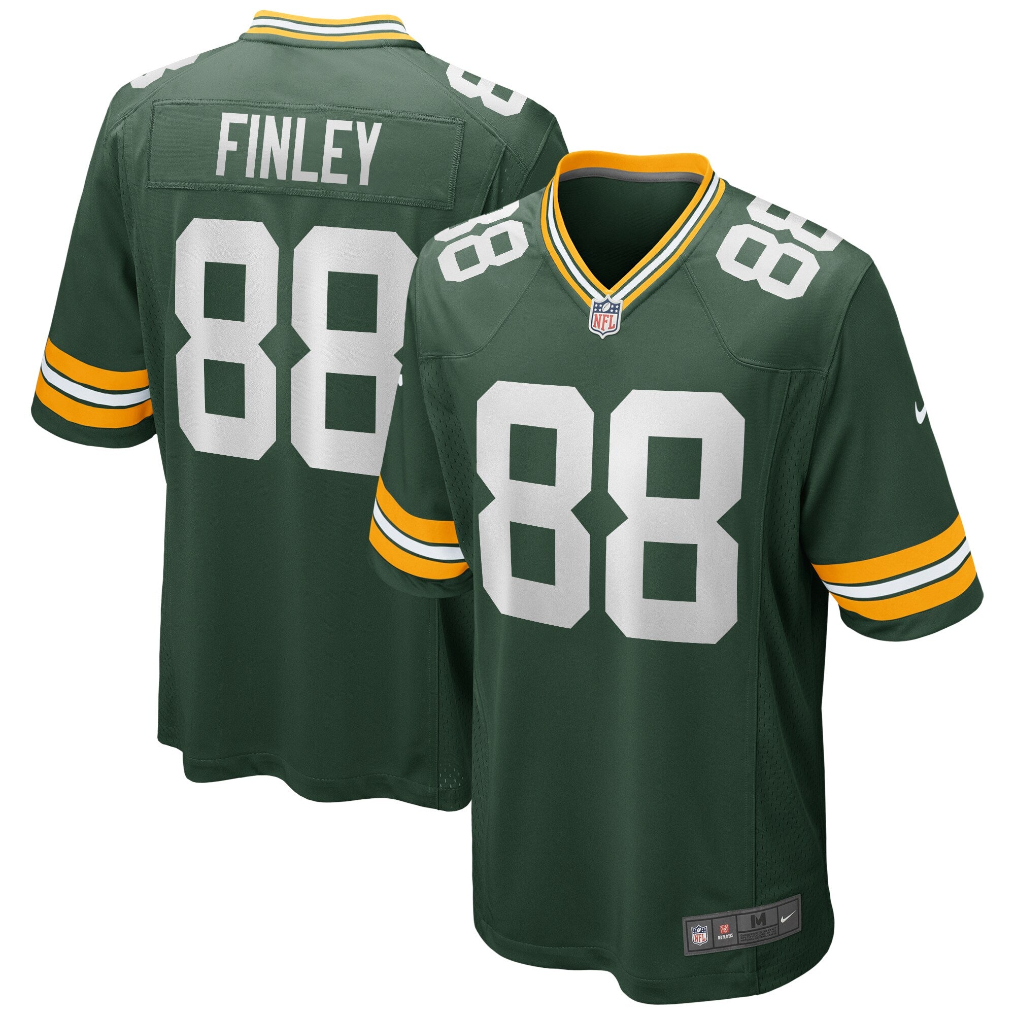 Jermichael Finley Green Bay Packers Nike Game Retired Player Jersey   Green