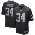 Bo Jackson Las Vegas Raiders Nike Game Retired Player Jersey   Black