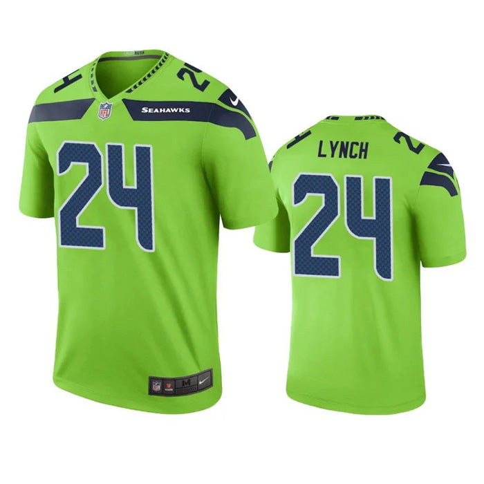 Youth Seattle Seahawks Marshawn Lynch Legend Jersey Green