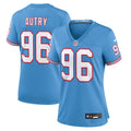 Denico Autry Tennessee Titans Nike Women s Oilers Throwback Player Game Jersey   Light Blue
