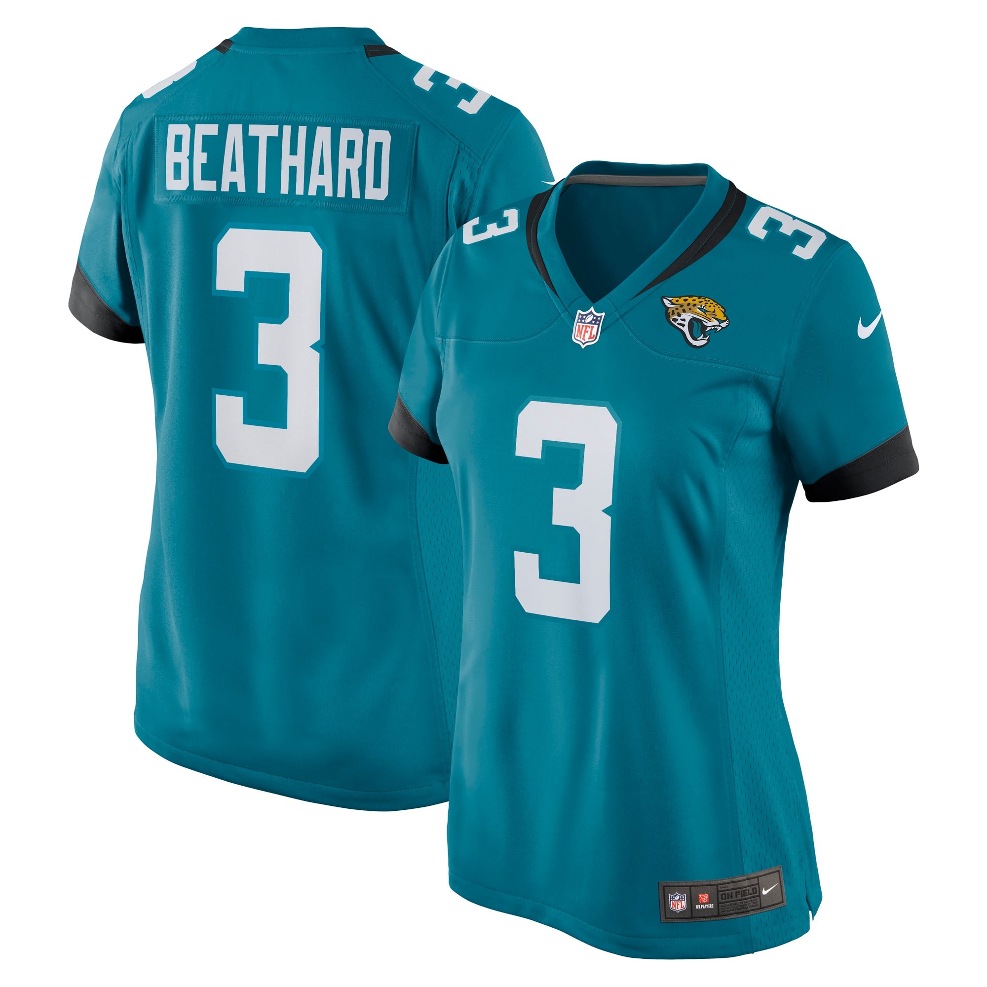 C.J. Beathard Jacksonville Jaguars Nike Women s Game Jersey   Teal