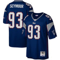 Richard Seymour New England Patriots Mitchell   Ness Legacy Replica Jersey   Navy