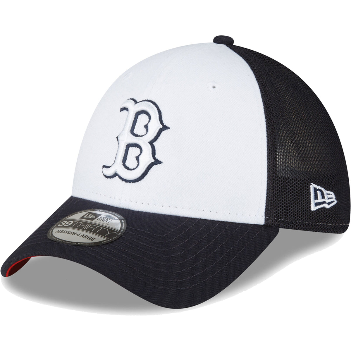 Boston Red Sox New Era 2023 On-Field Batting Practice 39THIRTY Flex Hat - Navy/White