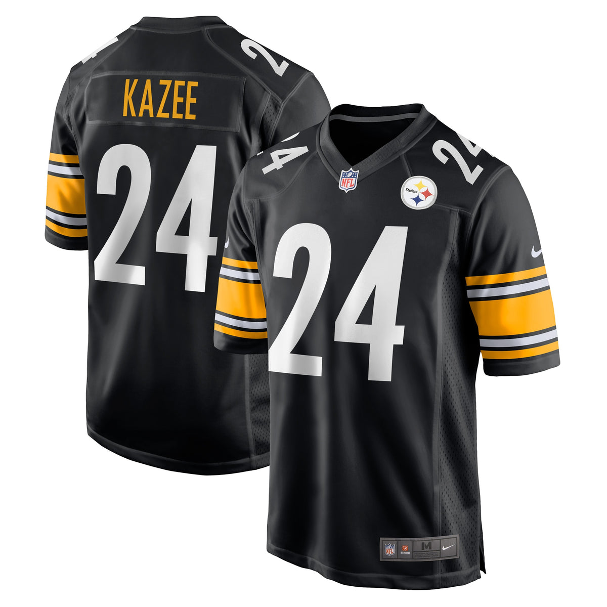 Damontae Kazee Pittsburgh Steelers Nike Game Player Jersey   Black