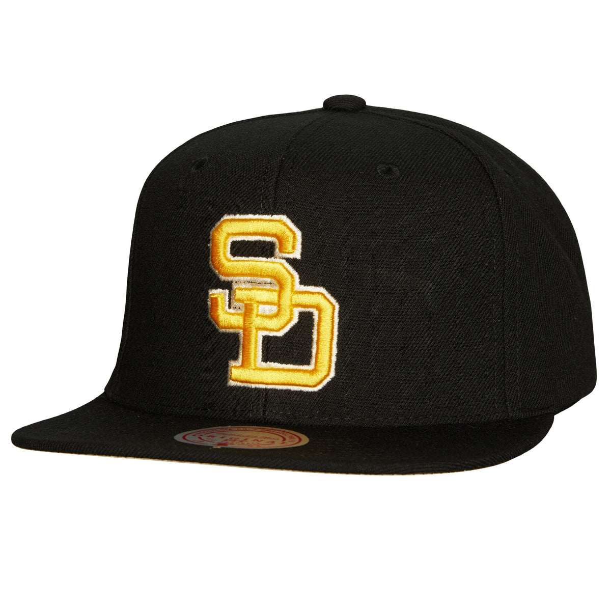 San Diego Padres Mitchell & Ness Cooperstown Collection True Classics Snapback Hat - Black