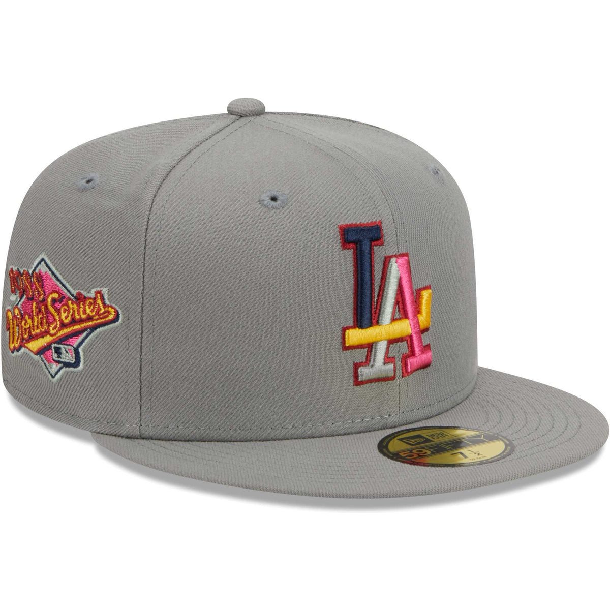 Los Angeles Dodgers New Era Color Pack 59FIFTY Fitted Hat - Gray