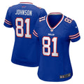 Women s Nike KeeSean Johnson Royal Buffalo Bills Game Player Jersey