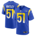 Men s Nike Benton Whitley Royal Los Angeles Rams Game Player Jersey