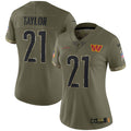 Sean Taylor Washington Commanders Nike Women s 2022 Salute To Service Retired Player Limited Jersey   Olive