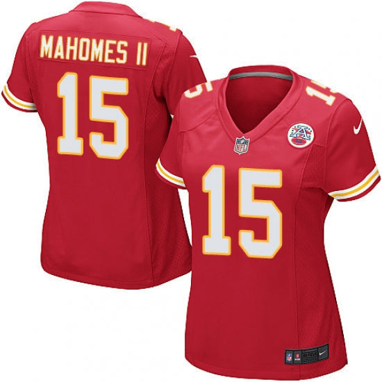 Women s Kansas City Chiefs Patrick Mahomes II Game Jersey Red
