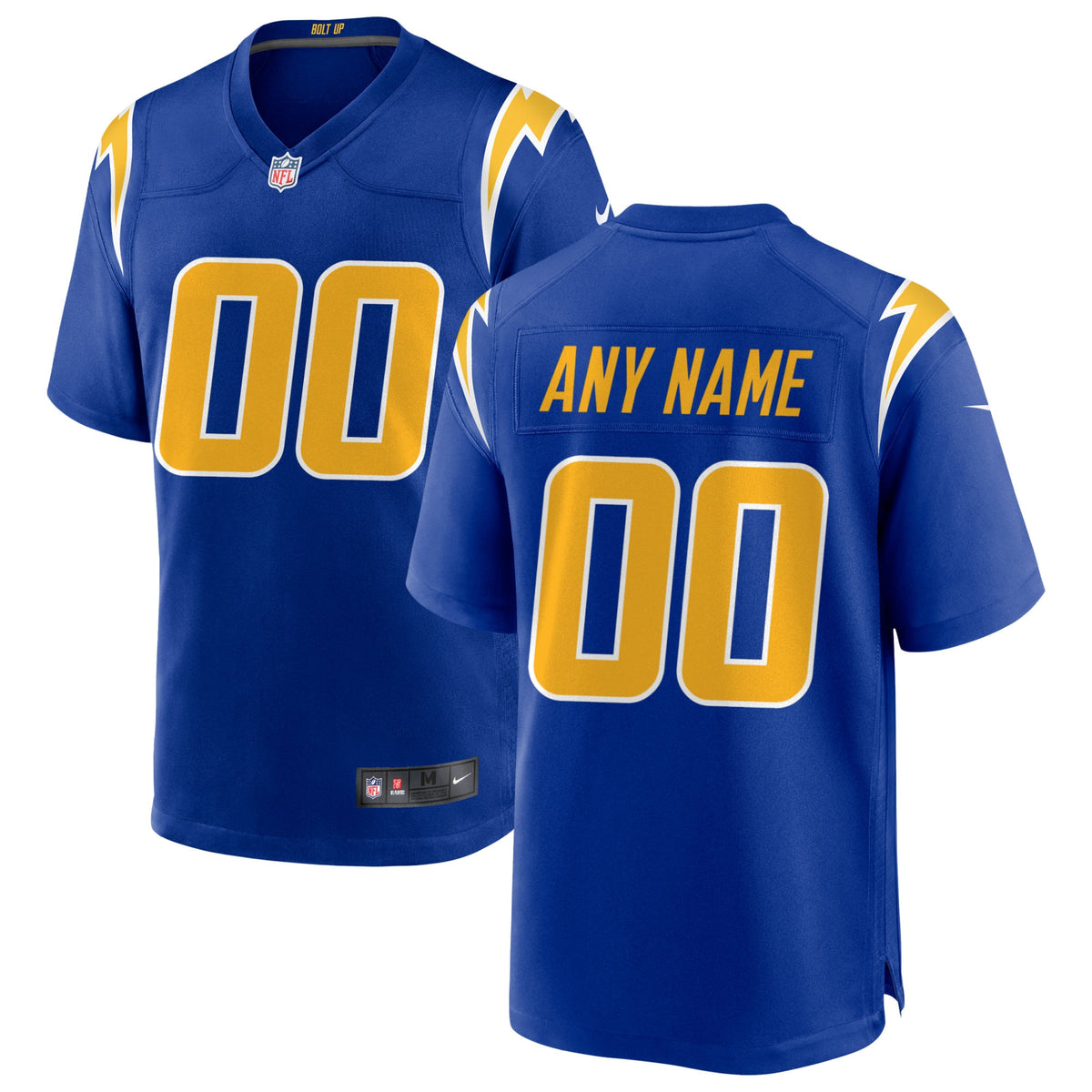 Los Angeles Chargers Nike Alternate Custom Game Jersey   Royal
