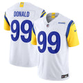 Men s Nike Aaron Donald White Los Angeles Rams Vapor F.U.S.E. Limited Jersey