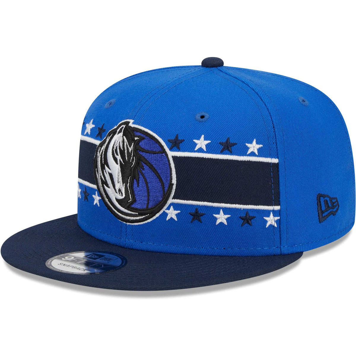 Dallas Mavericks New Era Banded Stars 9FIFTY Snapback Hat - Blue