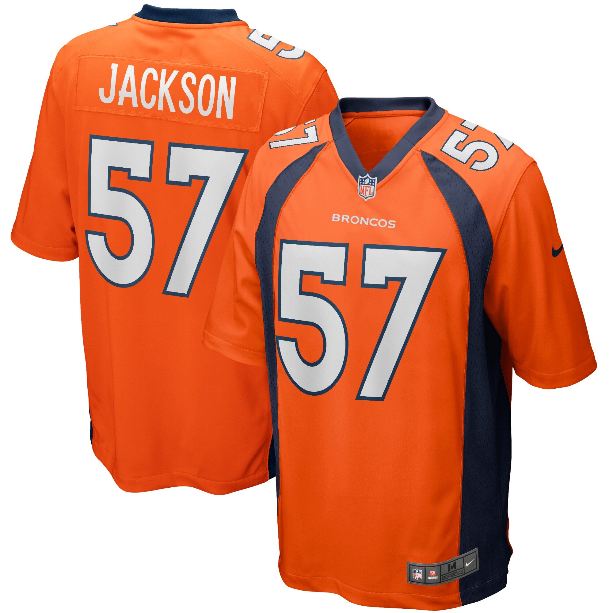 Tom Jackson Denver Broncos Nike Game Retired Player Jersey   Orange