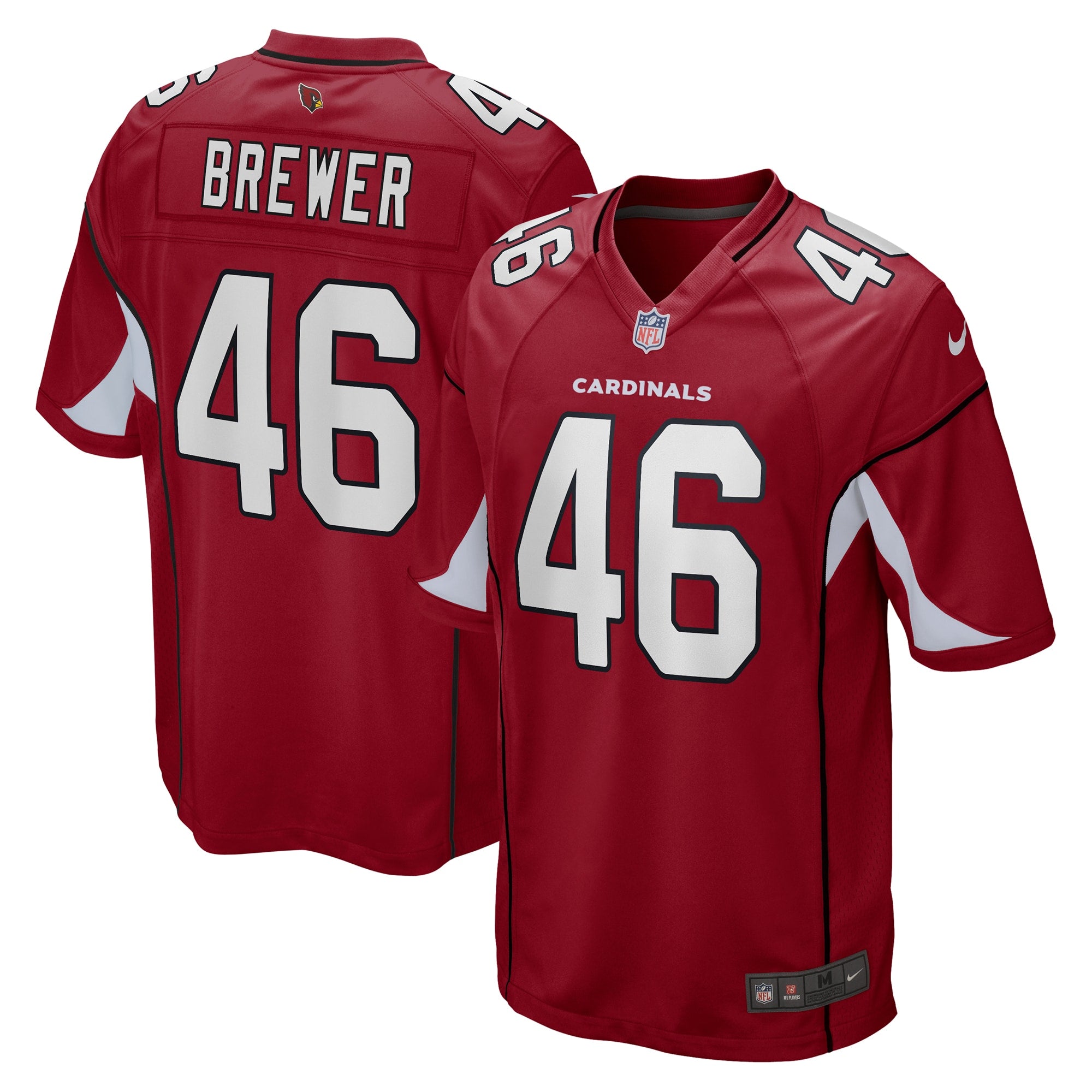 Aaron Brewer Arizona Cardinals Nike Game Jersey   Cardinal