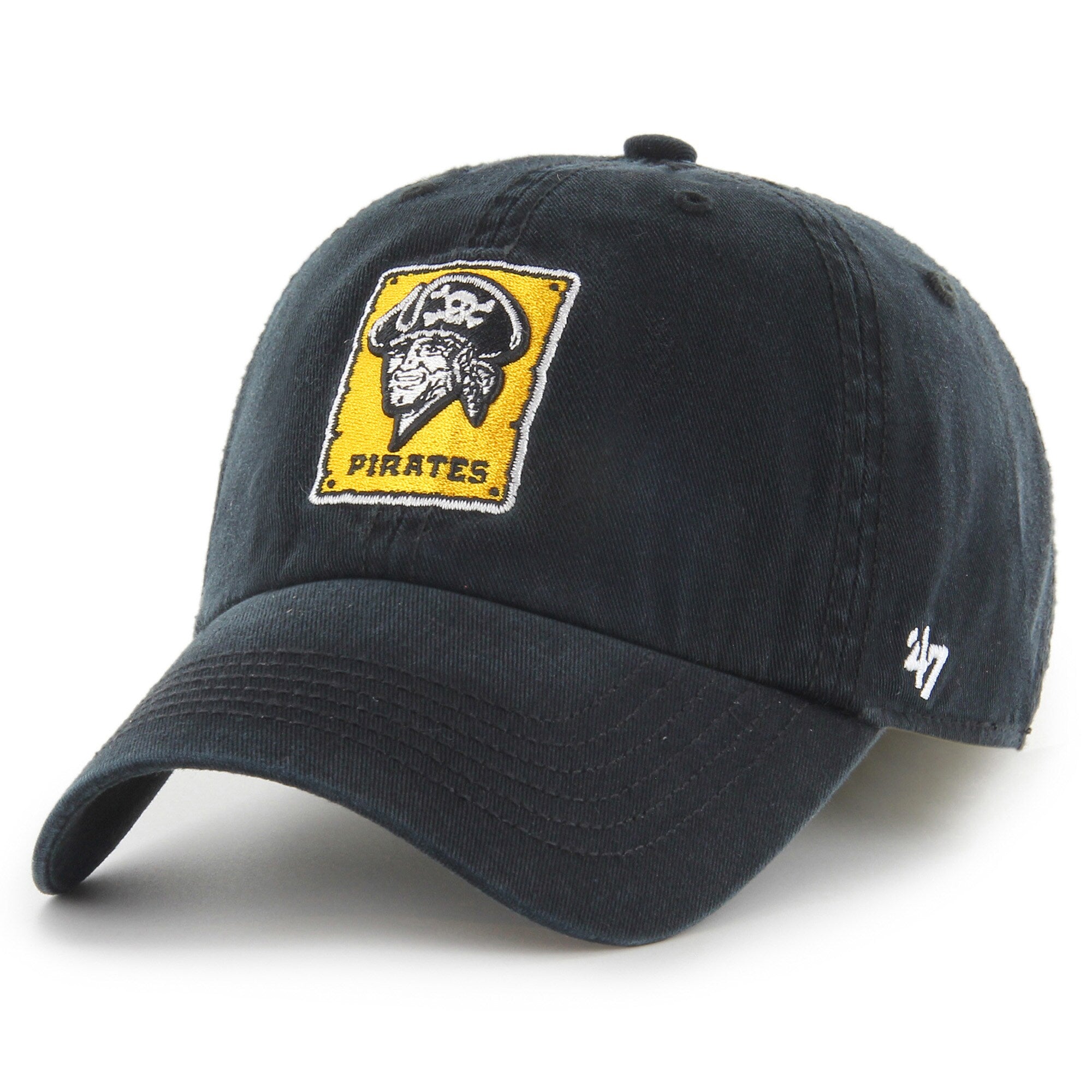 Pittsburgh Pirates '47 Cooperstown Collection Franchise Fitted Hat - Black
