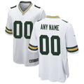 Green Bay Packers Nike Custom Game Jersey   White