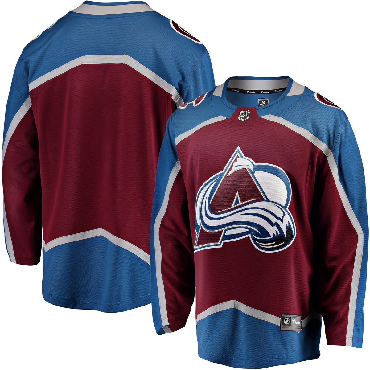 Men's Fanatics Branded Maroon Colorado Avalanche Breakaway Home Jersey