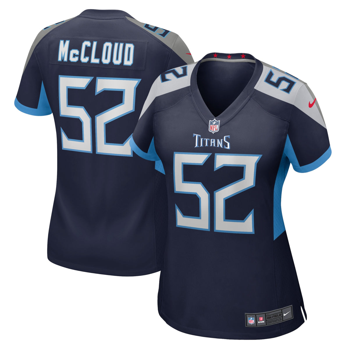 Zach McCloud Tennessee Titans Nike Women s Home Game Player Jersey   Navy