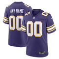 Minnesota Vikings Nike Classic Custom Game Jersey   Purple