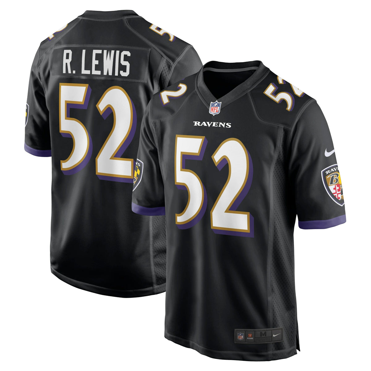 Ray Lewis Baltimore Ravens Nike Retired Player Jersey   Black