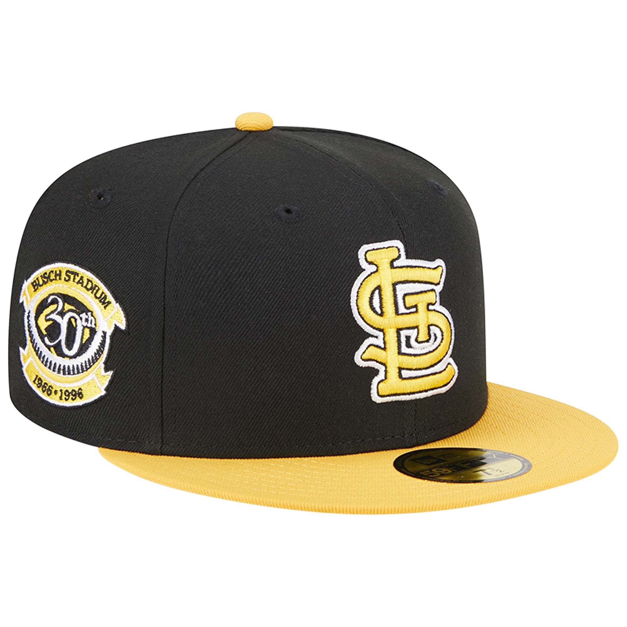 St. Louis Cardinals New Era 59FIFTY Fitted Hat - Black/Gold