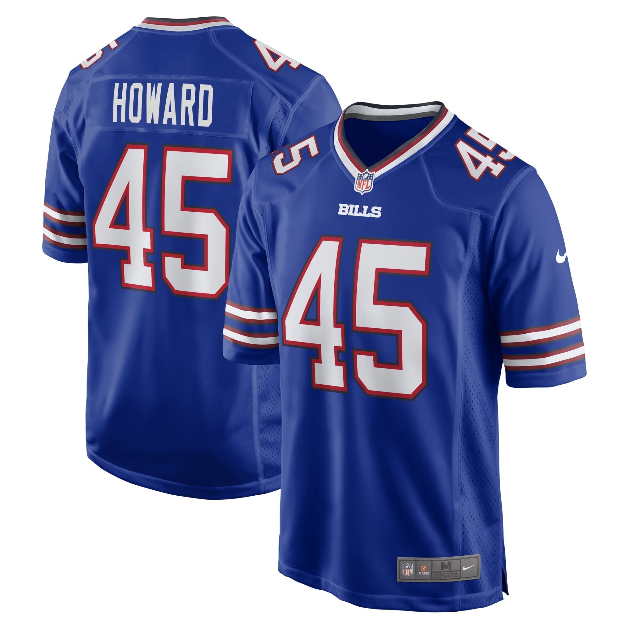 Men s Nike Travin Howard Royal Buffalo Bills Team Game Jersey