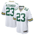 Men s Nike Jaire Alexander White Green Bay Packers Game Player Jersey