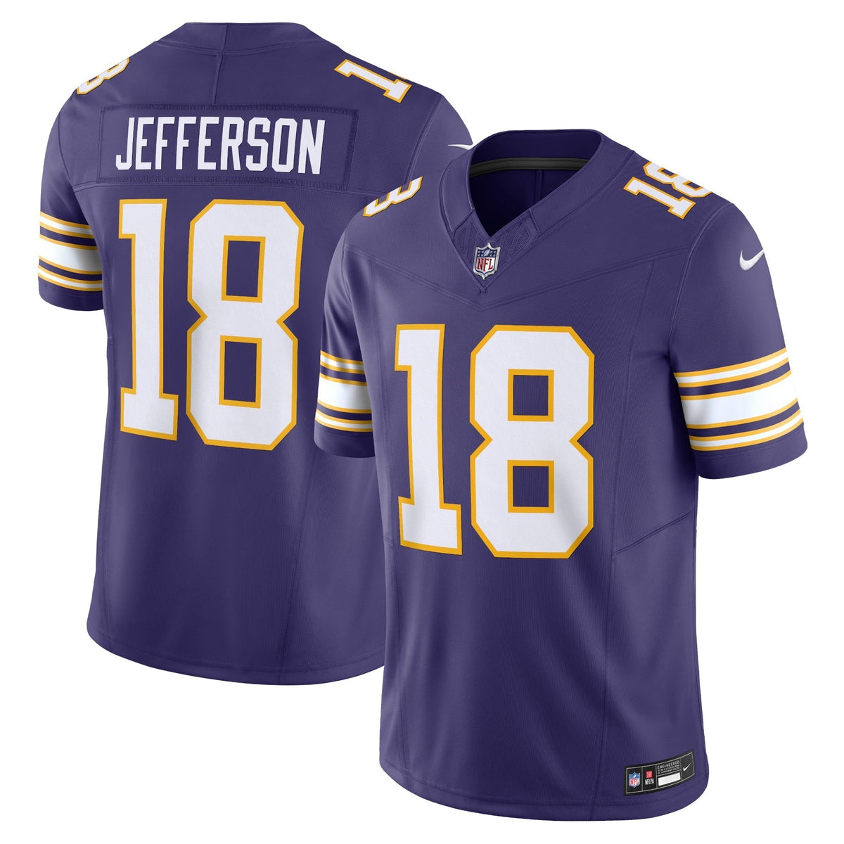 Men s Nike Justin Jefferson Purple Minnesota Vikings Classic Vapor F.U.S.E. Limited Jersey