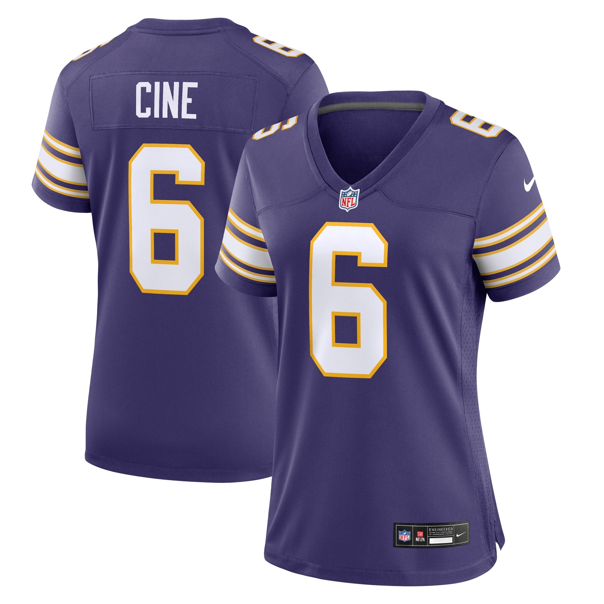 Lewis Cine Minnesota Vikings Nike Women s Classic Player Game Jersey   Purple