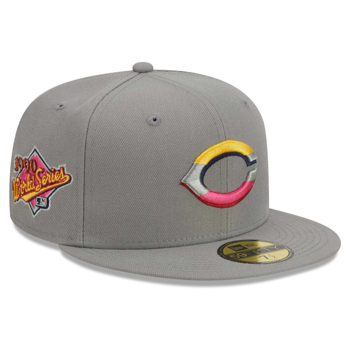Cincinnati Reds New Era Color Pack 59FIFTY Fitted Hat - Gray