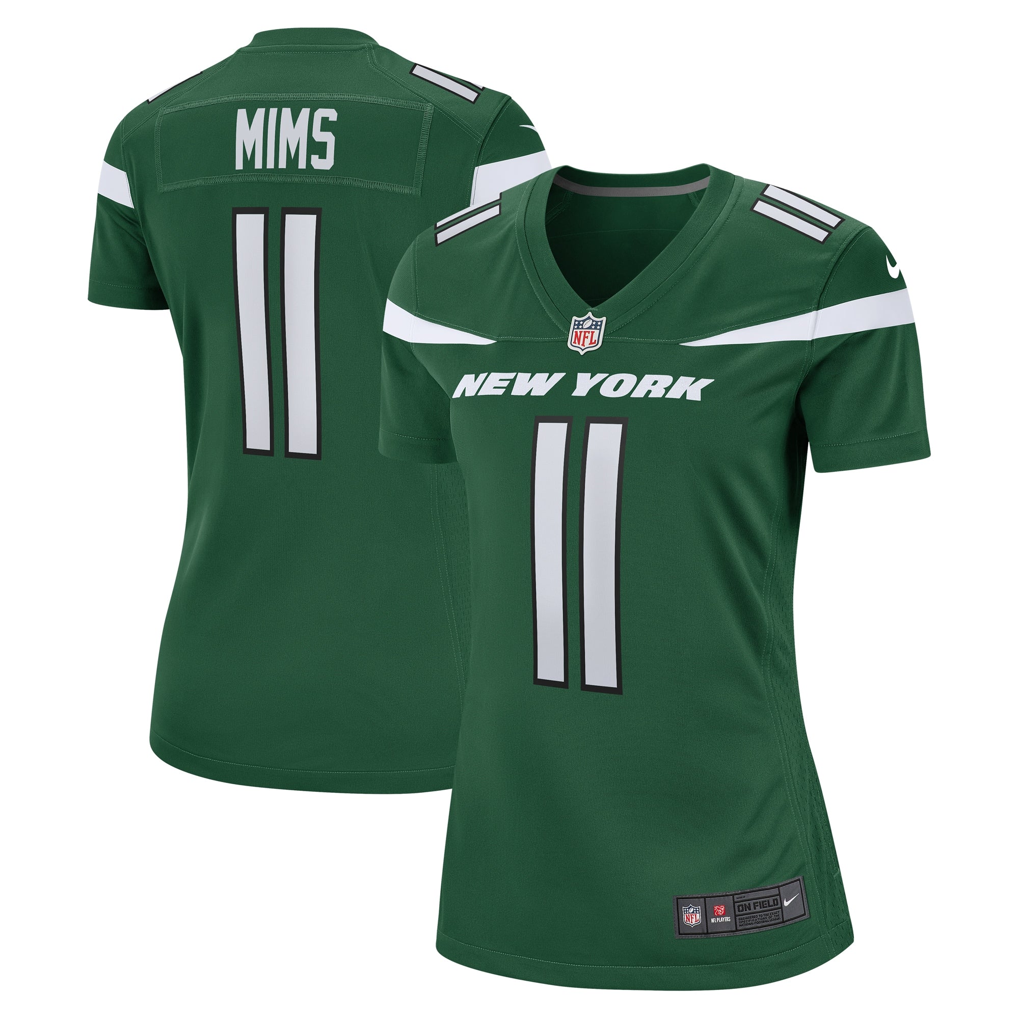 Denzel Mims New York Jets Nike Women s Game Jersey   Gotham Green