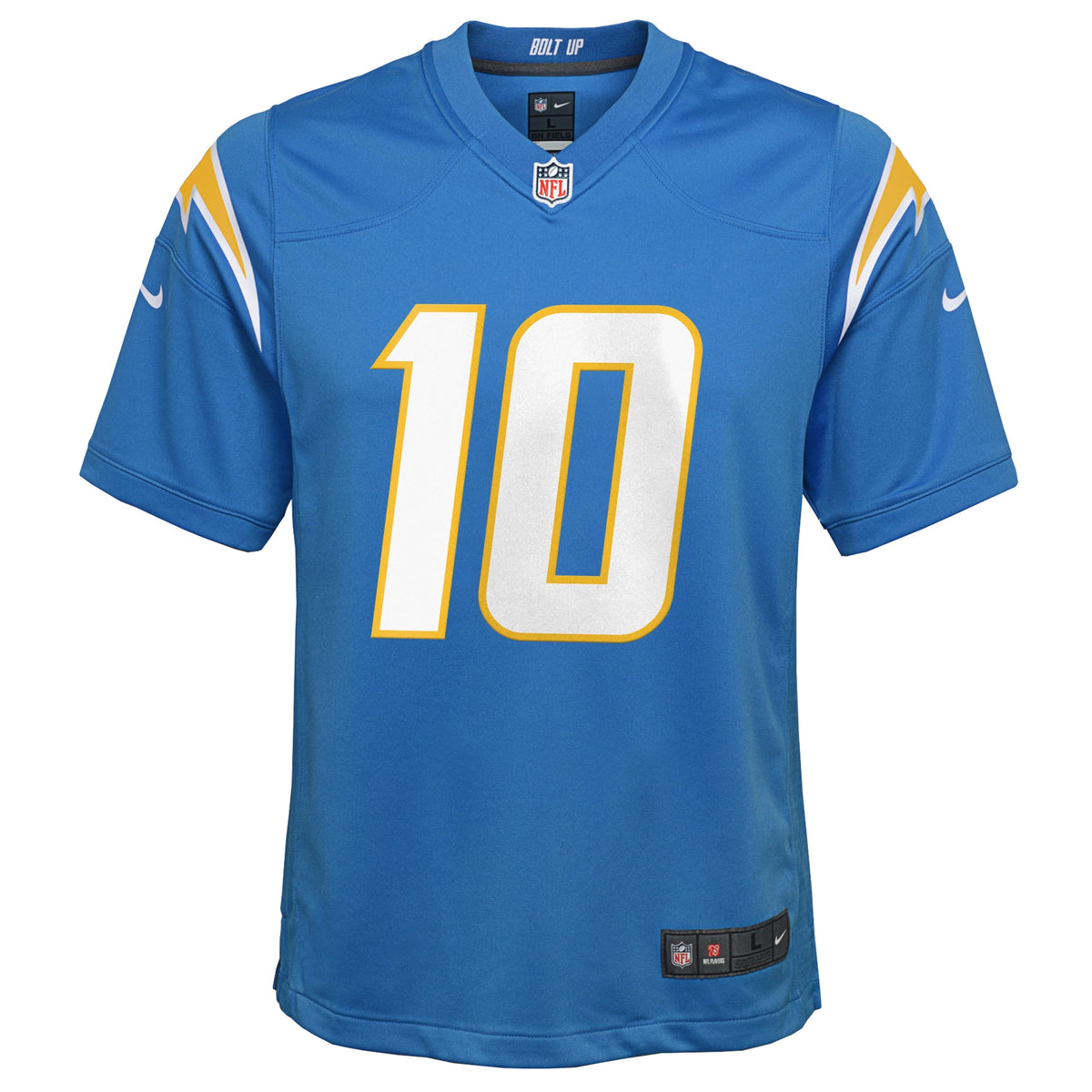 Justin Herbert Los Angeles Chargers Nike Youth Game Jersey   Powder Blue