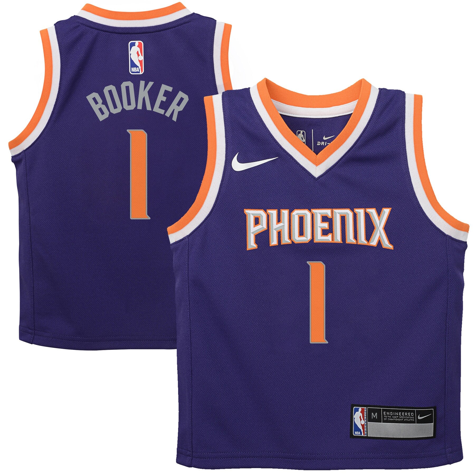 Devin Booker Phoenix Suns Nike Preschool Replica Jersey Purple - Icon Edition