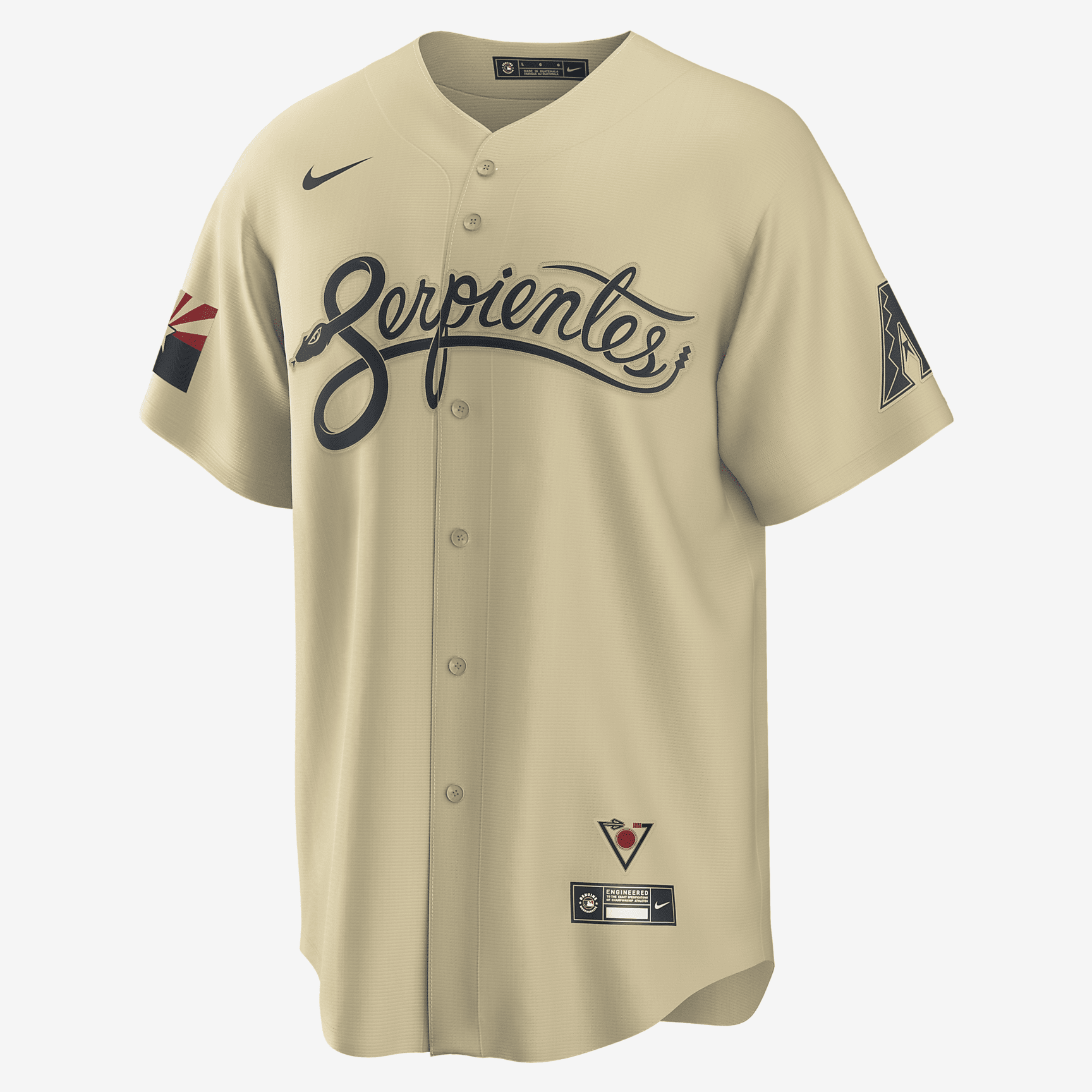 MLB Arizona Diamondbacks City Connect (Madison Bumgarner) Men's Replica Baseball Jersey - Gold