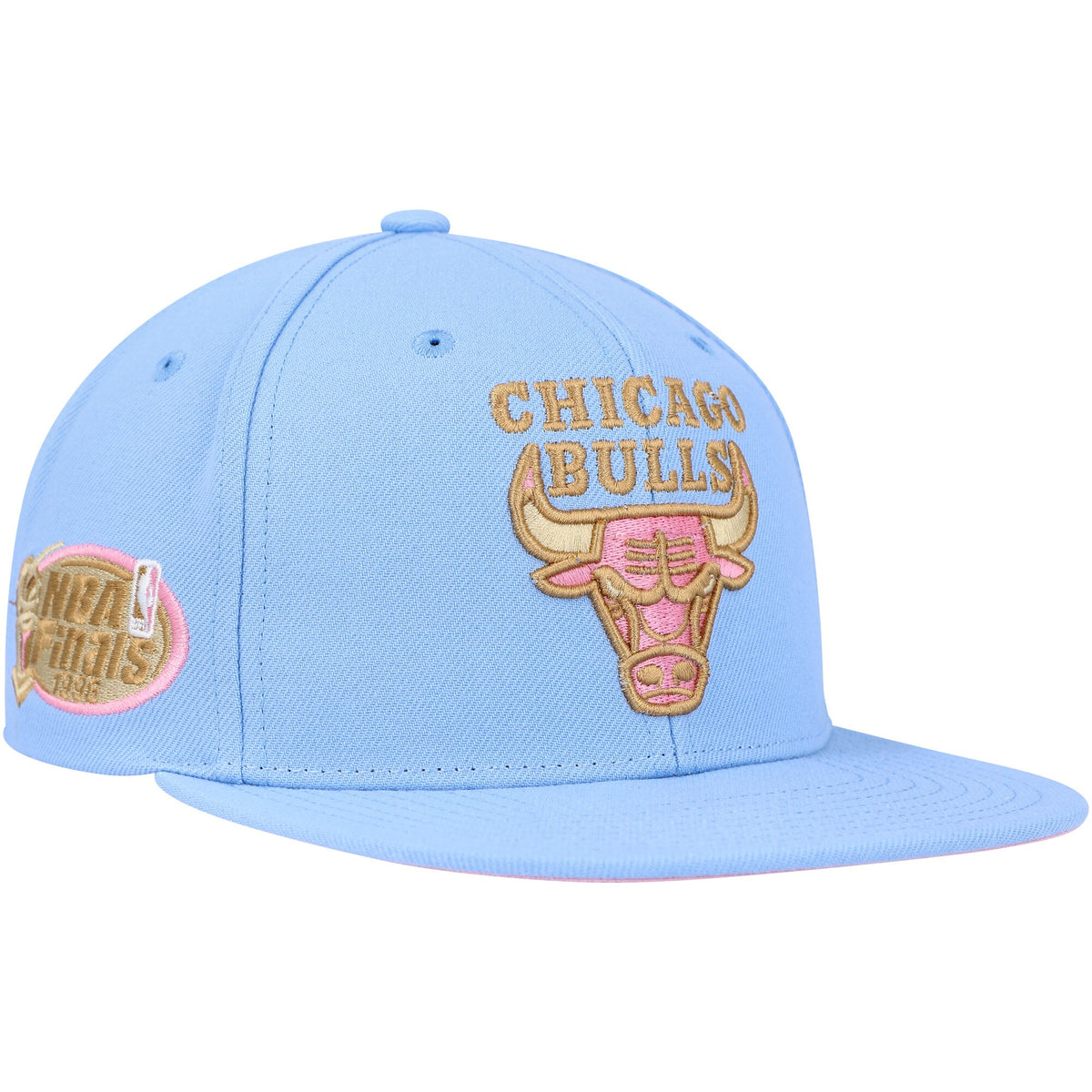 Chicago Bulls Mitchell & Ness Hardwood Classics Soul Pastel Snapback Hat - Light Blue