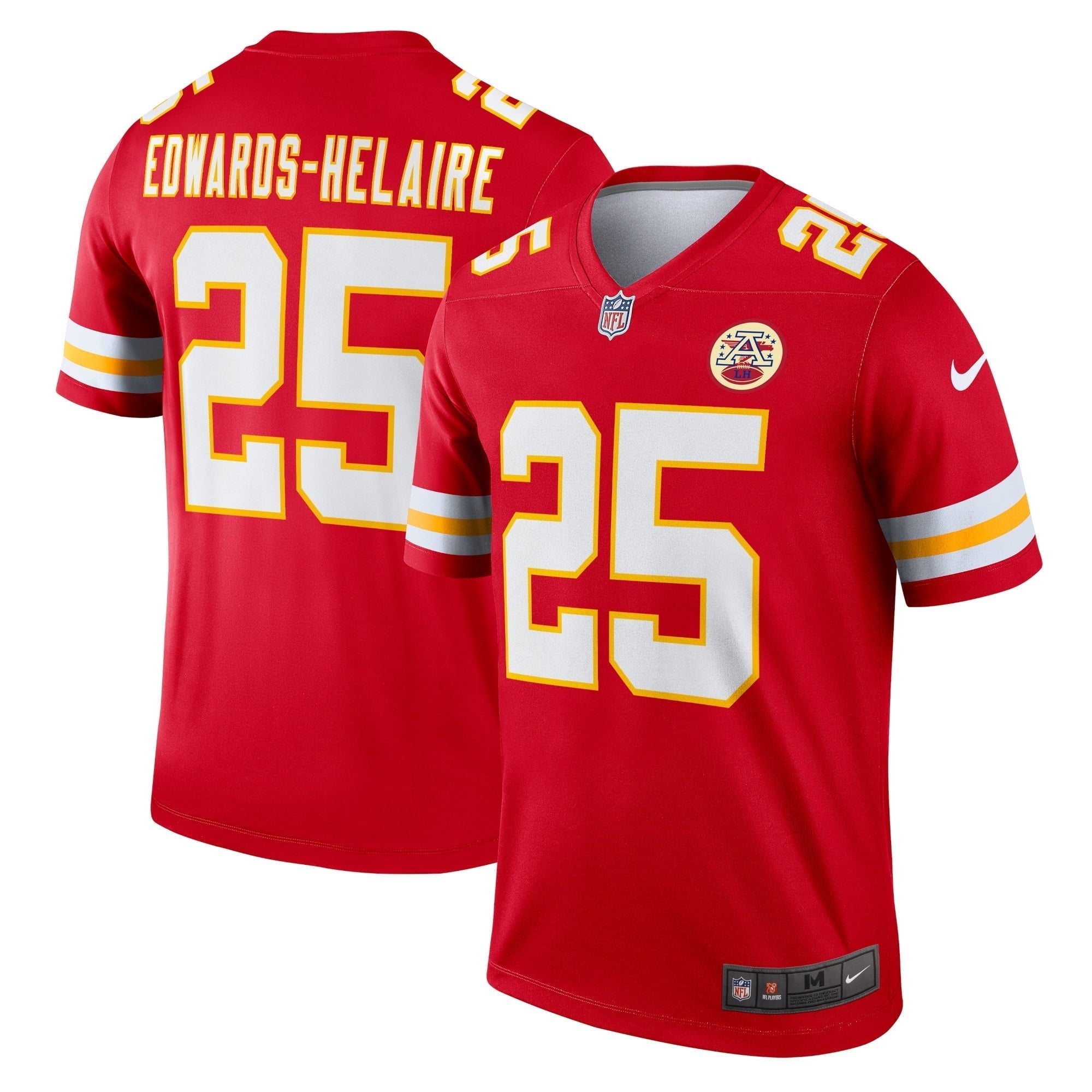 Men s Nike Clyde Edwards-Helaire Red Kansas City Chiefs Legend Jersey