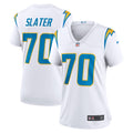 Women s Nike Rashawn Slater White Los Angeles Chargers Game Jersey
