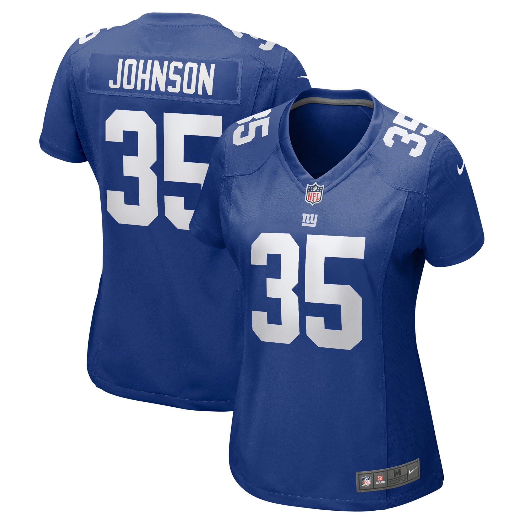 Women s Nike Leonard Johnson Royal New York Giants Game Player Jersey