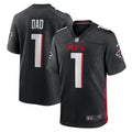 Number 1 Dad Atlanta Falcons Nike Game Jersey   Black
