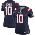 Women s Nike Mac Jones Navy New England Patriots Legend Jersey